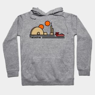 Tatooine Travel Poster Hoodie